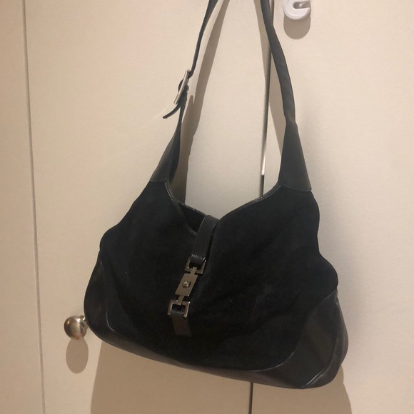 Authentic Gucci vintage Jackie Hobo leather suede - Picture 3 of 6